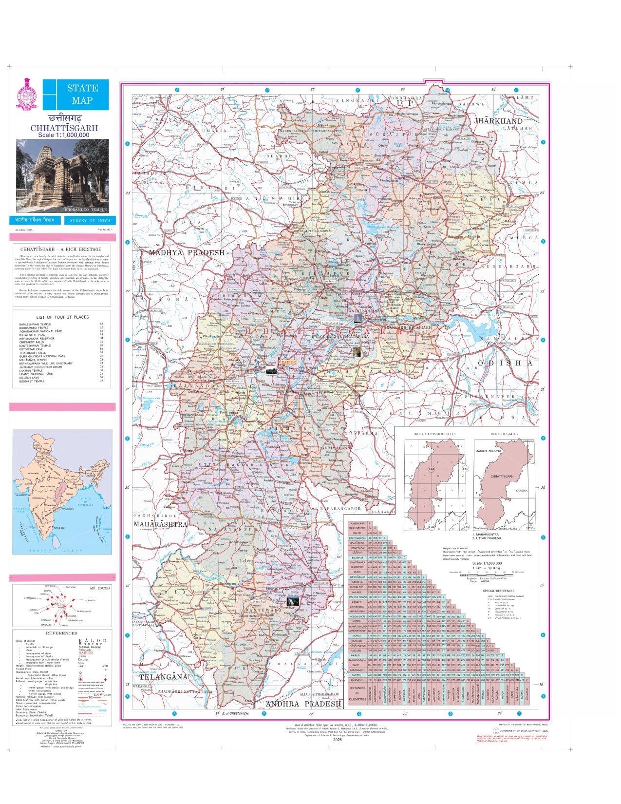 Chhattisgarh Map