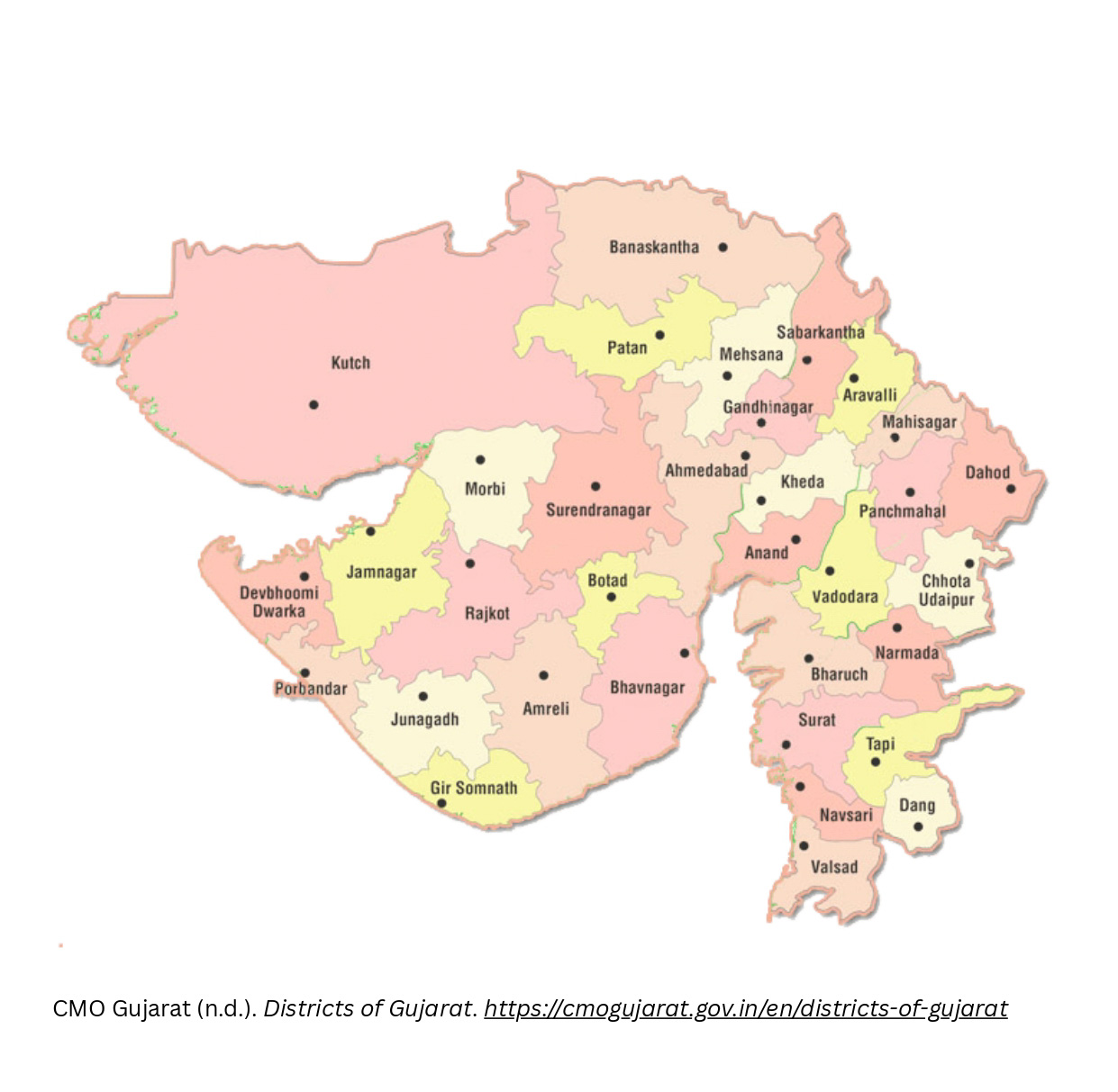 Gujarat Map