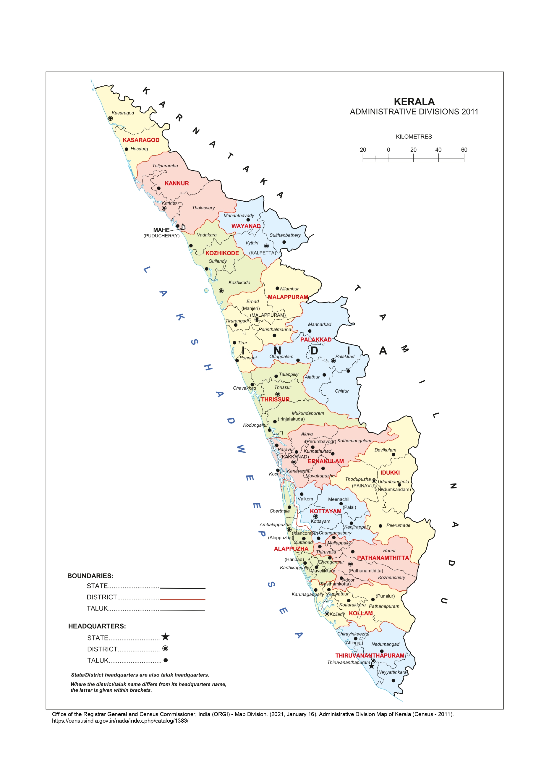 Kerala Map