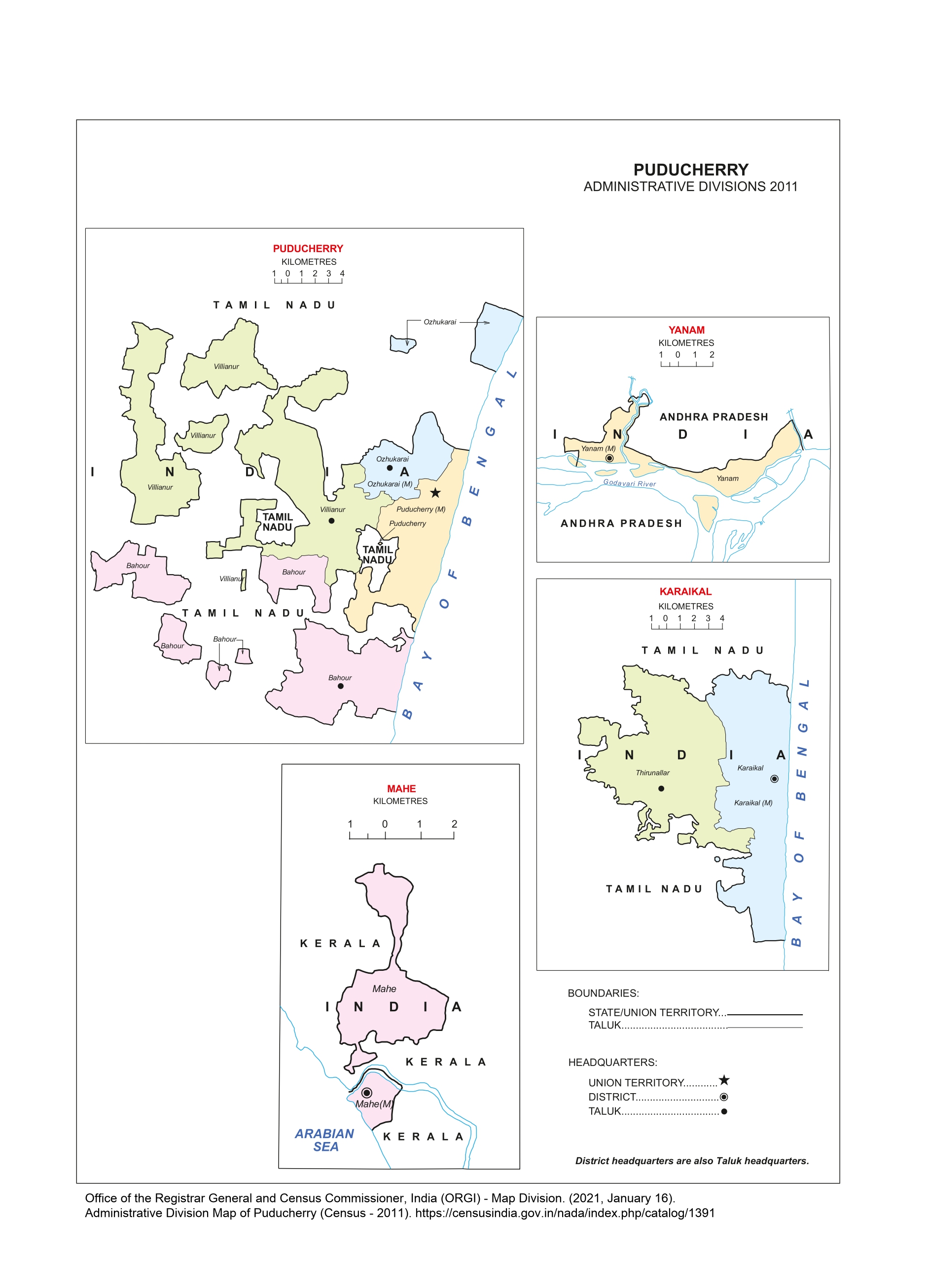 Puducherry Map