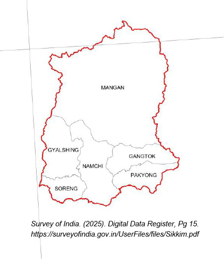 Sikkim Map