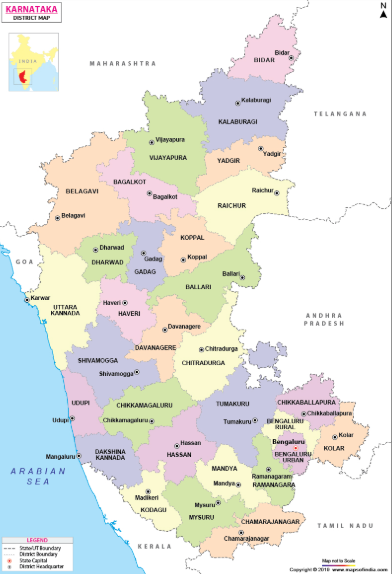 Karnataka Map