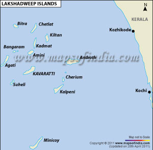 Lakshadweep Map