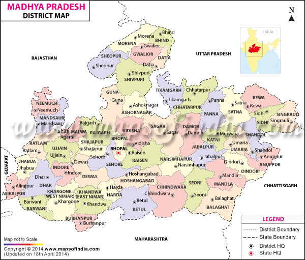 Madhya Pradesh Map