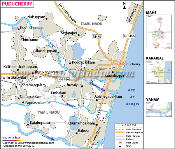 Puducherry Map
