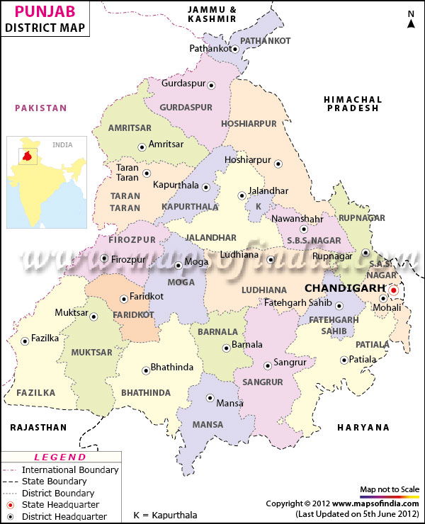 Punjab Map